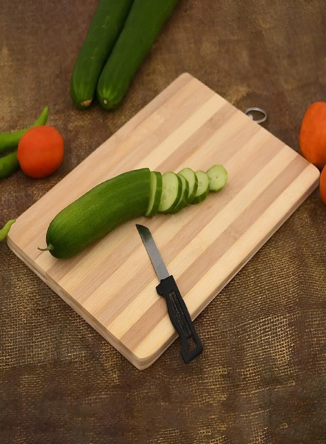 Homecure Large Wood Chopping Board for Kitchen Multipurpose use Vegetables, Fruit, Fish, Cheese, Meat, Cutting Board BPA Free, Eco-Friendly, Anti-Microbial Non-Slip Wooden Chopping Board (22 X 32) - Image 2
